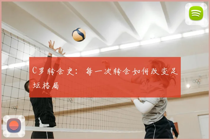 C罗转会史：每一次转会如何改变足坛格局